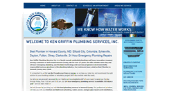 Desktop Screenshot of kengriffinplumbing.com